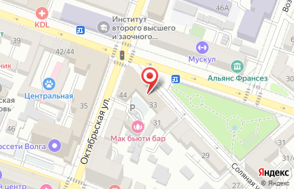 Центр оздоровительных практик Единение на Октябрьской улице на карте