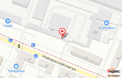 Производственно-коммерческая фирма Экотранс на Новороссийской улице на карте