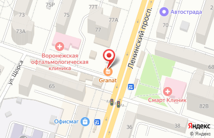 Киоск по продаже печатной продукции, Левобережный район в Левобережном районе на карте