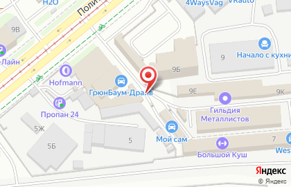 Стройимпульс на Политехнической улице на карте