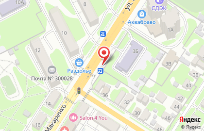 Киоск по продаже фруктов и овощей в Привокзальном районе на карте