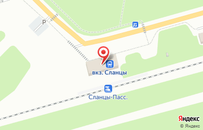 Автовокзал г. Сланцы на карте
