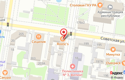 Магазин одежды и обуви Askercho на Советской улице на карте