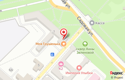 Кафе Грушенька на Конюшенной площади на карте