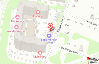 Супермаркет Фасоль на Ягодинской улице на карте
