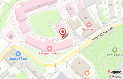 Детская поликлиника, Областной противотуберкулезный диспансер на карте