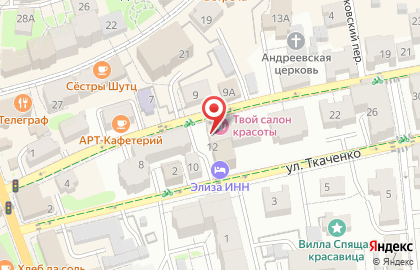 Продуктовый магазин на Московской, 12 на карте