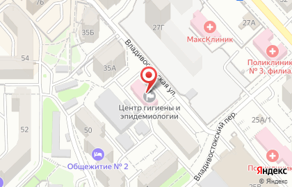 Центр гигиены и эпидемиологии в Хабаровском крае в Хабаровске на карте