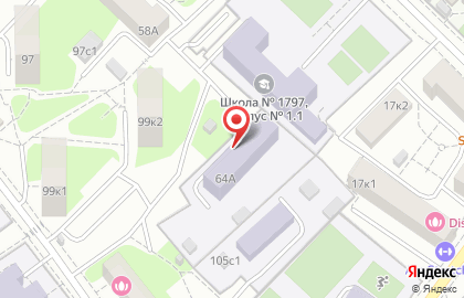 Школа Богородская №1797 с дошкольным отделением на метро Преображенская площадь на карте
