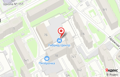 Автосервис Гибрид Центр на улице Бориса Панина на карте