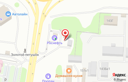 Шиномонтажная мастерская в Октябрьском районе на карте
