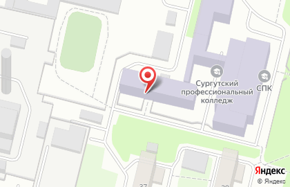 Центр профессионального обучения Сургутский политехнический колледж на улице Маяковского на карте