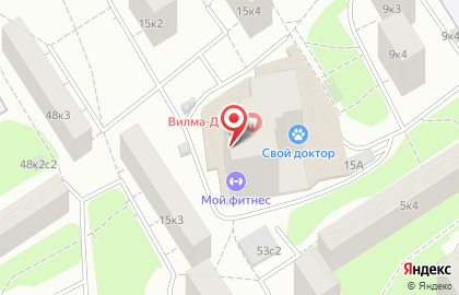 Женский клуб Мой фитнес на Петрозаводской на карте