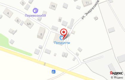 Продуктовый магазин в Перми на карте