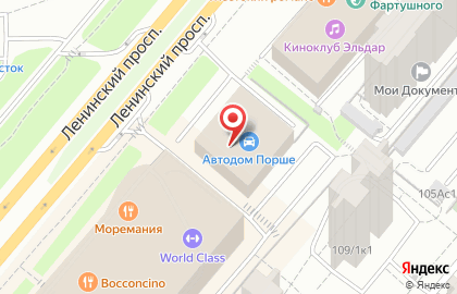 INFINITI на Ленинском на карте