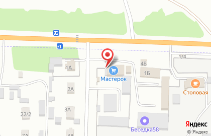 Магазин строительных материалов Мастер на Дорожной на карте