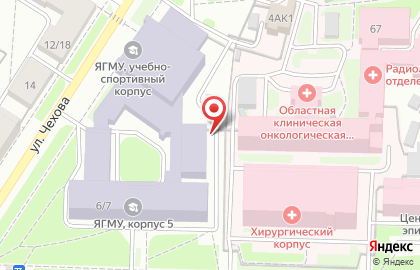 ЯГМА на улице Чкалова на карте