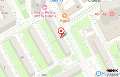 Луч в Дзержинском районе на карте