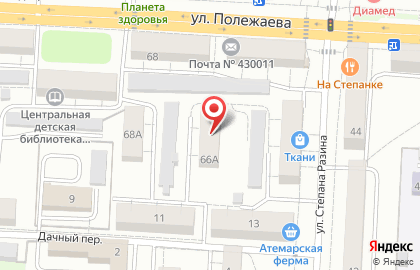 Главзвук на улице Полежаева на карте