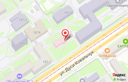 Клиническая консультативно-диагностическая поликлиника №27 на улице Дуси Ковальчук на карте