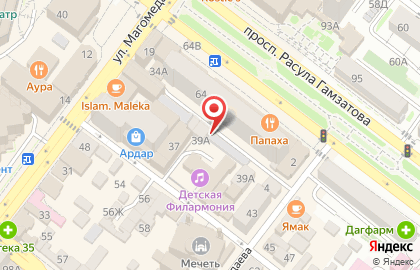 Гастроном в Махачкале на карте