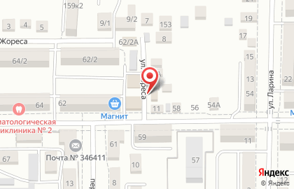 Салон-парикмахерская Милан в Ростове-на-Дону на карте