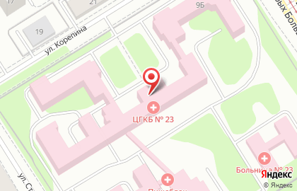 Центральная городская клиническая больница №23 на улице Старых Большевиков на карте