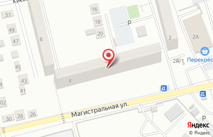 Пышка на Магистралиной улице на карте