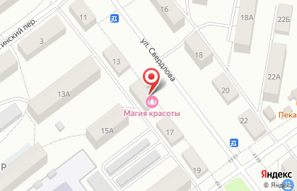 Салон Магия красоты на улице Свердлова на карте
