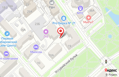 Медицинский центр Абсолют на Уссурийском бульваре на карте