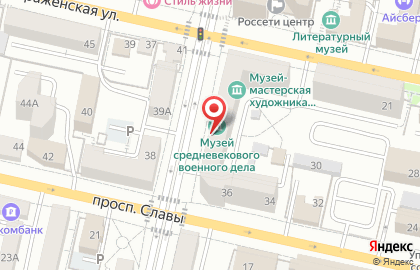 Теплоцентр на улице Князя Трубецкого на карте