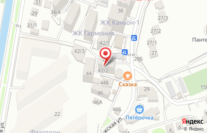 Магазин разливного пива Пивной остров в Центральном районе на карте