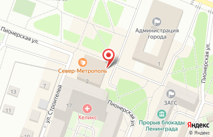 Идеал на Пионерской улице на карте