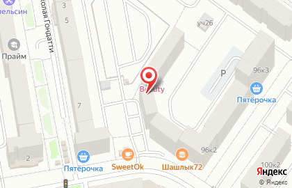 Парикмахерская Кокетка на Широтной улице на карте