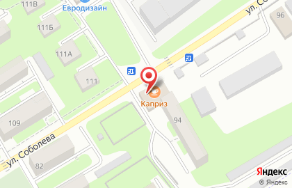 Продуктовый магазин Руслан на улице Соболева на карте