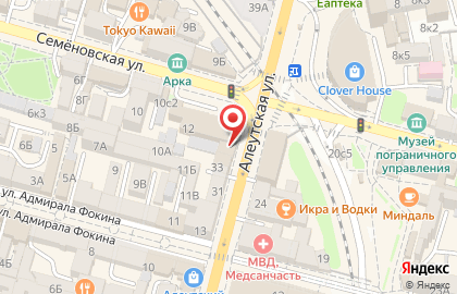 Ресторан быстрого питания Бургер Кинг на Семёновской улице на карте