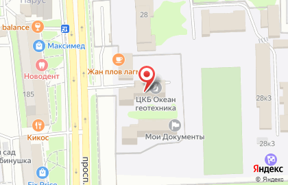 Наркологическая клиника Детокс на проспекте Дзержинского на карте