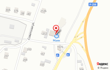 Мини-маркет Маяк на Заводской улице на карте