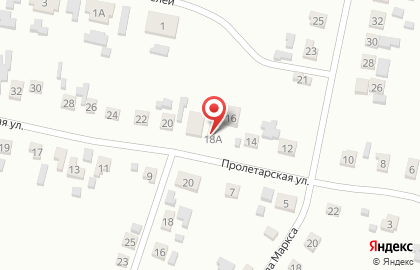 Продуктовый магазин Виктория на Пролетарской улице на карте