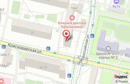 Янтарь, ЖСК, район Люблино на карте