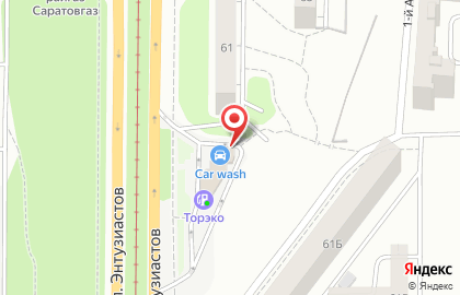 Автокомплекс Торэко на проспекте Энтузиастов на карте