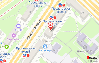 Мир рыболова на проспекте Ленина на карте