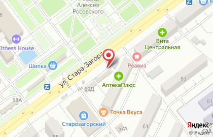 Цветочный салон Экзотика в Промышленном районе на карте