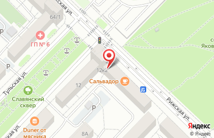 Цветы на Тульской улице на карте