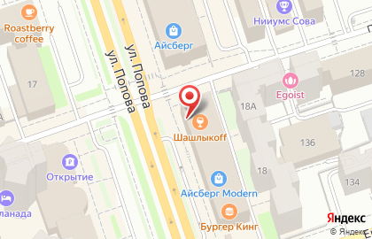 Супермаркет Семья в Ленинском районе на карте