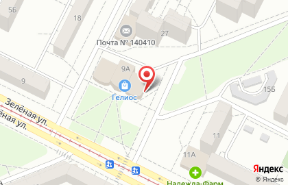 Спортивно-танцевальный клуб Динамо на Зелёной улице на карте