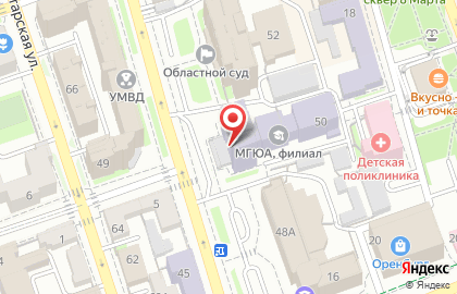 Оренбургский экономико-юридический колледж на карте