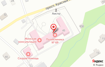 Страховая медицинская компания Капитал Медицинское Страхование на проспекте Красных Командиров на карте