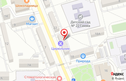 Участковый пункт полиции №3 на улице Менделеева на карте