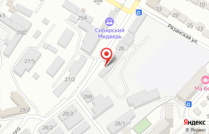 Служба эвакуации автомобилей на улице Луначарского на карте